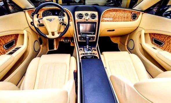 Luxury Interior of a Bentley